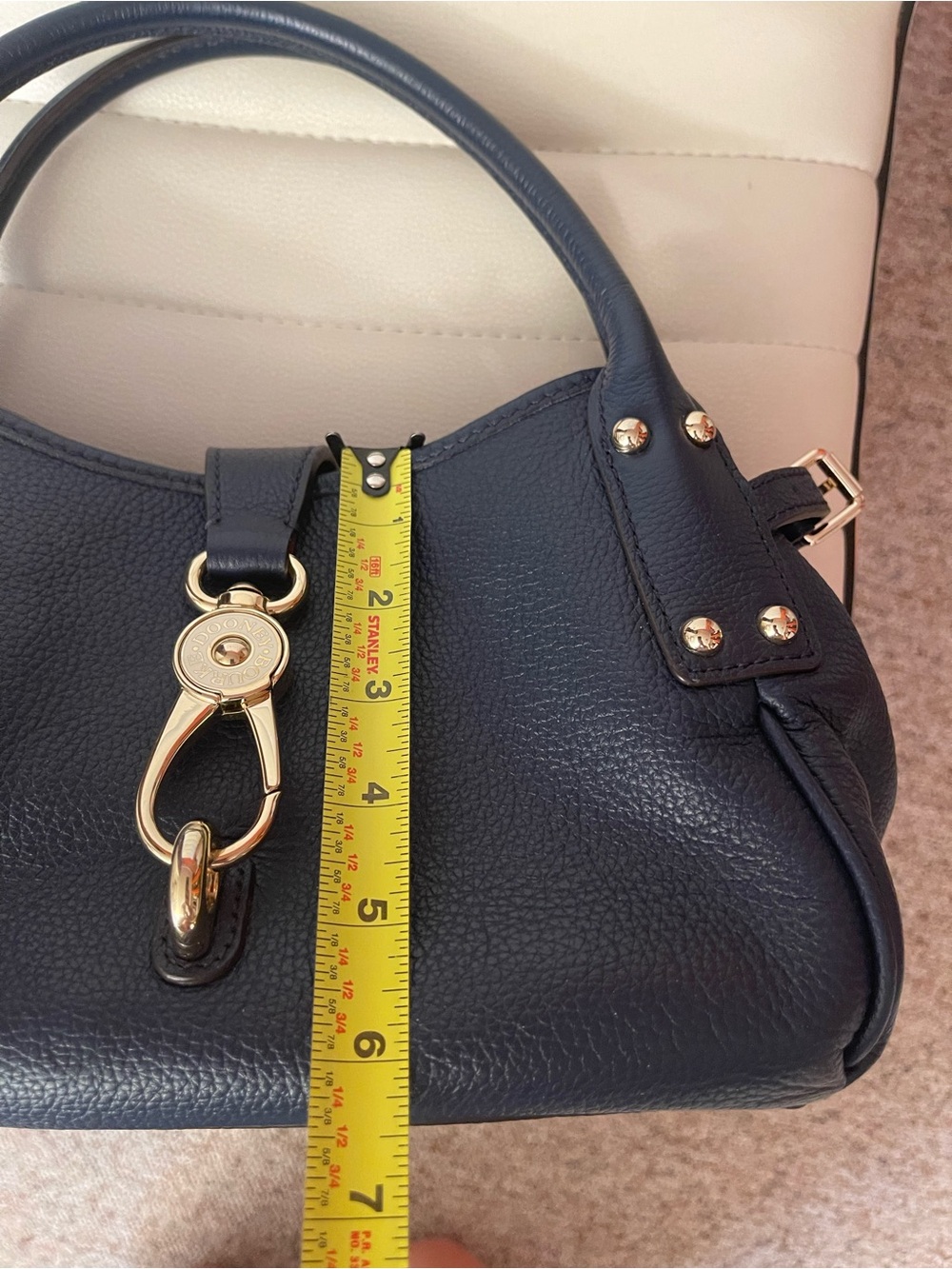 Dooney & Bourke Pebble Grain Leather Bag from the Dillon Collection - Picture 6 of 8